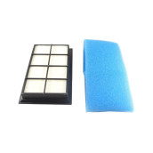 HEPA filter and foam filter