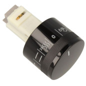 Button, black handle