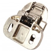 Wood panel door hinge