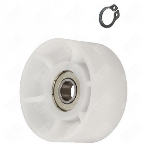 Dryer tensioner pulley clearance