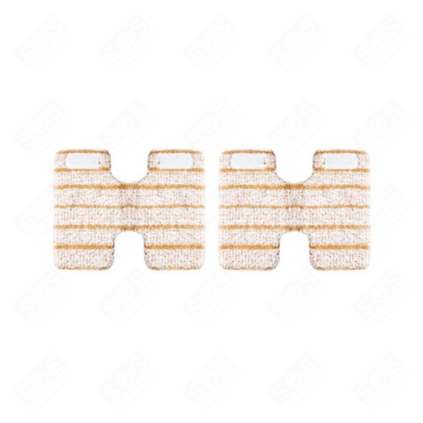 SET OF 2 DELICATE FLOOR WIPES STEAM CLEANER - PAEU0317