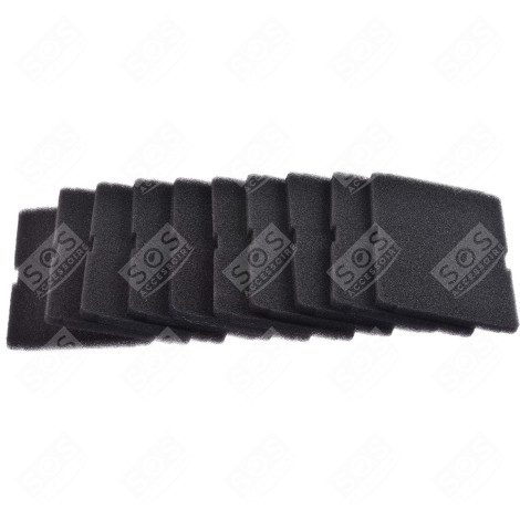 SET OF 10 SPONGE FILTERS TUMBLE DRYER - 2964840100, 2964840200