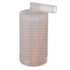 White and brown anti-limescale filter cartridge