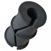 Rubber rack shock absorber