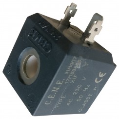Solenoid valve coil