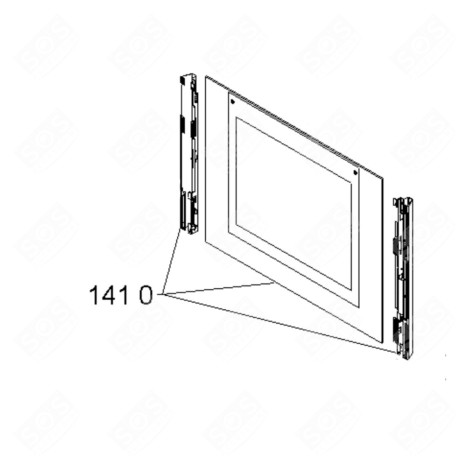 OUTER GLASS SET GAS / ELECTRIC OVENS - 480121102667