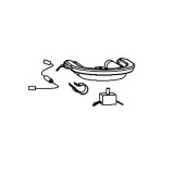 Resistance with fuse and thermostat