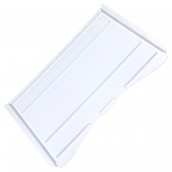 Vegetable shelf with guide rails