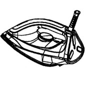 Complete iron with cord