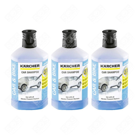 SET OF 3 SHAMPOO BOTTLES VACUUM CLEANER  - 6.295.750.0, 62957500