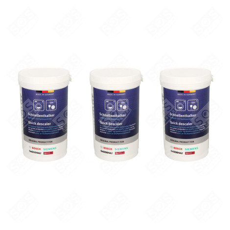 SET OF 3 DESCALERS 250G WASHING MACHINE - 00311919, 00312340