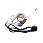 Heating element and thermostat with fuse