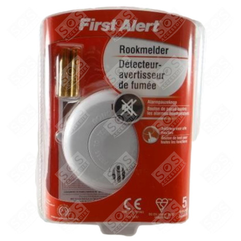 SMOKE DETECTOR STANDALONE SMOKE ALARM 5-YEAR WARRANTY ELECTRICITY, SMART HOME TECHNOLOGY - DETECT-F