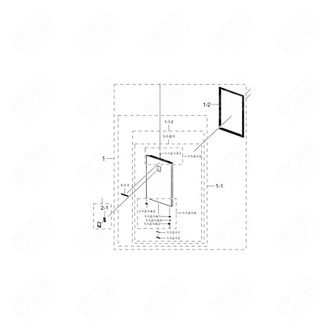 PORTE (PARTIE RÉFRIGÉRATEUR) REFRIGERATOR, FREEZER - DA91-05333G