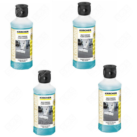 SET OF 4 ORIGINAL UNIVERSAL FLOOR CLEANER 500 ML STEAM CLEANER - 62959440, 6.295-944.0
