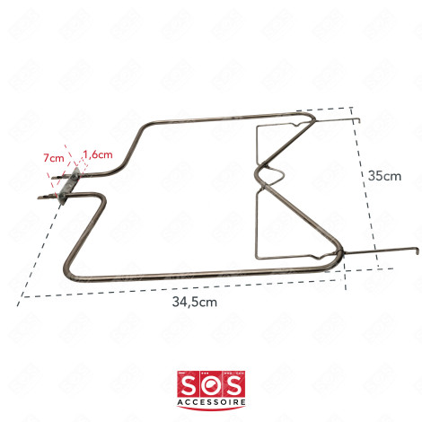 BOTTOM OVEN HEATING ELEMENT 1,150W GAS / ELECTRIC OVENS - 481010375734, C00857528 