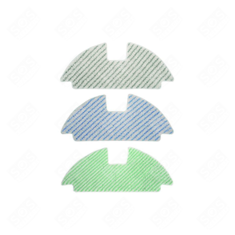 SET OF 3 MICROFIBER CLOTHS ROBOT VACUUM CLEANER - ZR130001