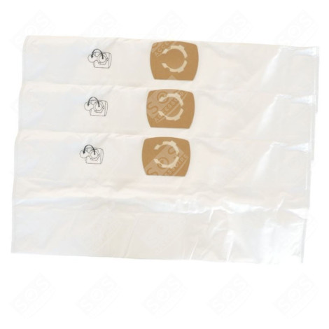 SET OF 3 SYNTHETIC VACUUM BAGS VACUUM CLEANER  - 4889
