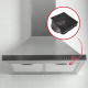 RECTANGULAR TYPE FAT303 CARBON FILTER (SOLD INDIVIDUALLY) EXTRACTOR HOOD - AMC895 CHF303