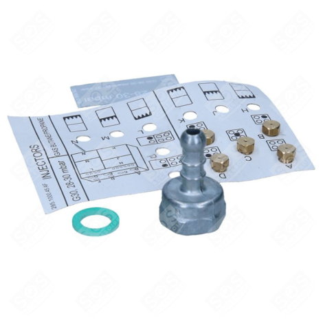 BUTANE GAS INJECTORS, NOZZLES KIT GAS / ELECTRIC OVENS - 4431930003, C00869264