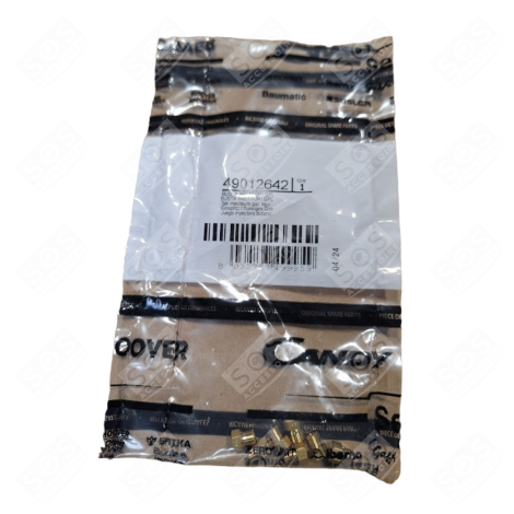 INJECTORS SET, BUTANE GAS NOZZLES ORIGINAL GAS / ELECTRIC OVENS - 49012642