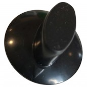 Black control knob