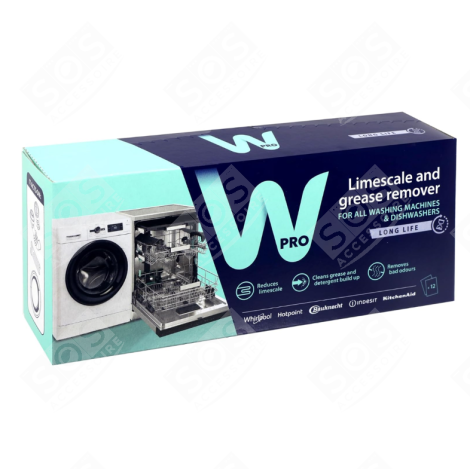 DESCALER/DEGREASER 12 SACHETS DISHWASHER - 484000008801, C00308429