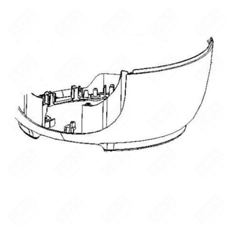 LOWER GRAY BODY STEAMER - SS-1530001500, SS1530001500