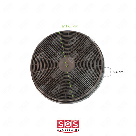 SET OF 2 CARBON FILTERS EXTRACTOR HOOD - AS0015184, 49037930