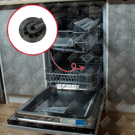 BOTTOM RACK WHEEL (X1) DISHWASHER - 00611475