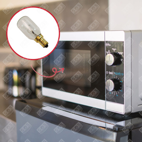 AMPOULE 300° 40W 230-240V T29 MICROWAVE OVENS - 484000008841, C00385586