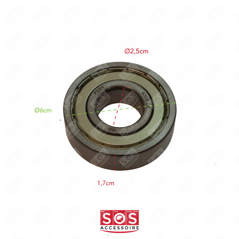 BEARING 6305 ZZ WASHING MACHINES - 55X2511, 63052RS