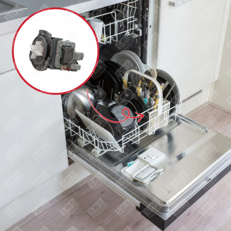 DRAIN PUMP DISHWASHER - 1740300300, 32X2769