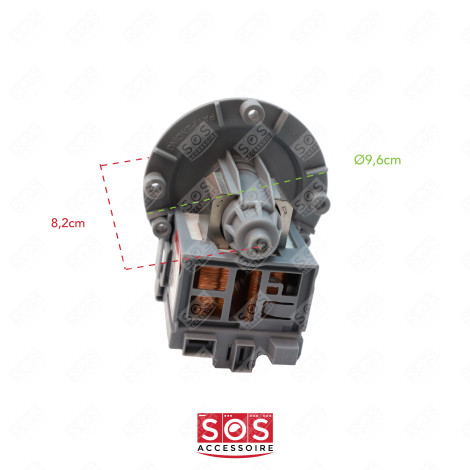 DRAIN PUMP MOTOR (SOLD INDIVIDUALLY) WASHING MACHINES - EAU61383505, 4681EA2001E