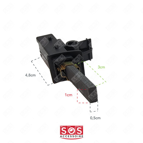 SET OF 2 ORIGINAL MOTOR CARBONS WASHING MACHINES - 52X5258, 00600883