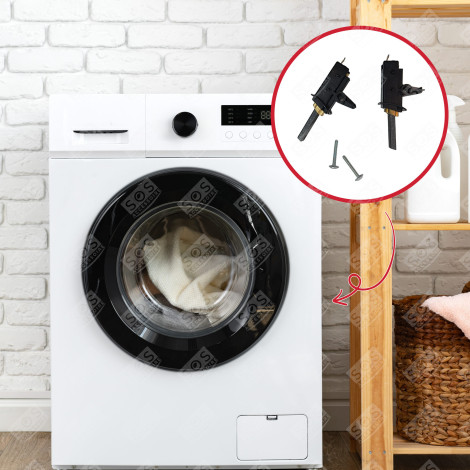SET OF 2 ORIGINAL MOTOR CARBONS WASHING MACHINES - 52X5258, 00600883