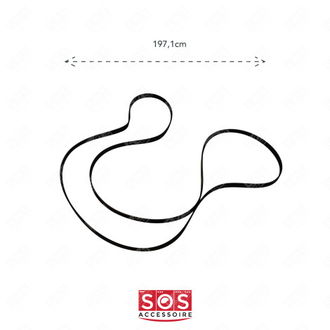 1971 H7 DRIVE BELT TUMBLE DRYER - 1366033007, 140056254018