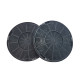SET OF 2 CARBON FILTERS TYPE 196 EXTRACTOR HOOD - 484000008674