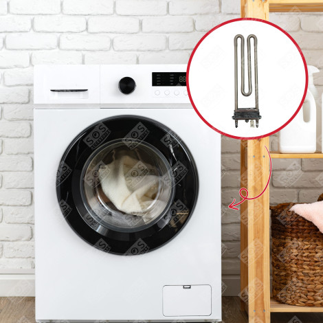 HEATING ELEMENT (INSERTED ELECTRICAL ELEMENT) 2,050W (SOLD WITH SENSOR) WASHING MACHINES - 481225928823, 00754555