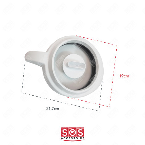 WHITE BLENDER BOWL LID BLENDER - MS0A08250,  SS-1530000889