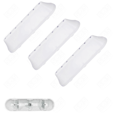 SET OF 3 ORIGINAL DRUM PADDLES WASHING MACHINES - 481202308115, 49017349