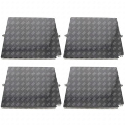 Set of four charcoal filters AIRFORCE FC120 AFFCAF16CS 260X256X17 mm
