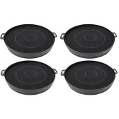 Set of four charcoal filters type B210 FAC539 210X30 mm