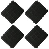 Set of four charcoal filters 305x266x15mm