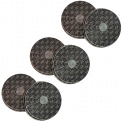Set of Six Charcoal Filters 175X34 mm