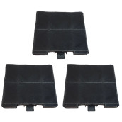 Set of three carbon filters 230X215X22 mm