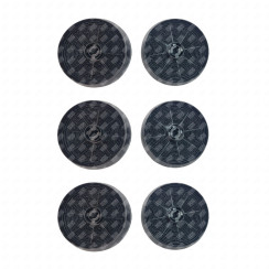 Set of six ACM14 charcoal filters 145x30mm
