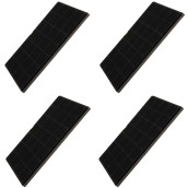 Set of Four Charcoal Filters FCHAR 350 x 191 x 9 mm