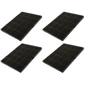 Set of Four Charcoal Filters 235X190X10 mm