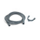 UNIVERSAL WATER DRAIN HOSE WITH STRAIGHT OUTLETS 22-29MM (L2000MM) WASHING MACHINES - 3666356045866